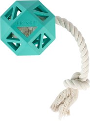Fringe Studio Pull My Way Turq Rubber Games & Puzzles Dog Toy
