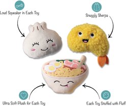 Pet Shop by Fringe Studio Soy Into You Small Dog Squeaky Plush Dog Toy, 3 count slide 2 of 3