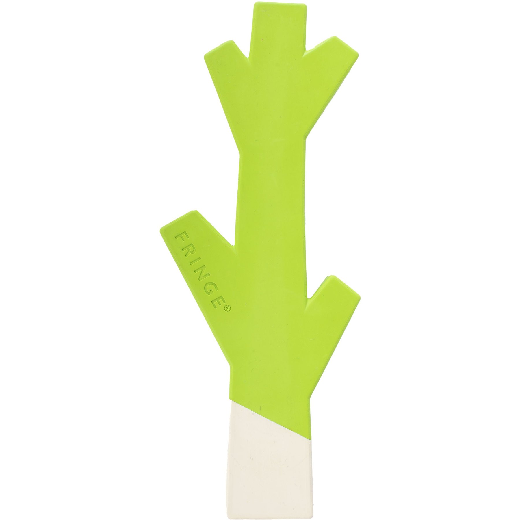 Fringe Studio Stick with Me Lime Rubber Dog Toy