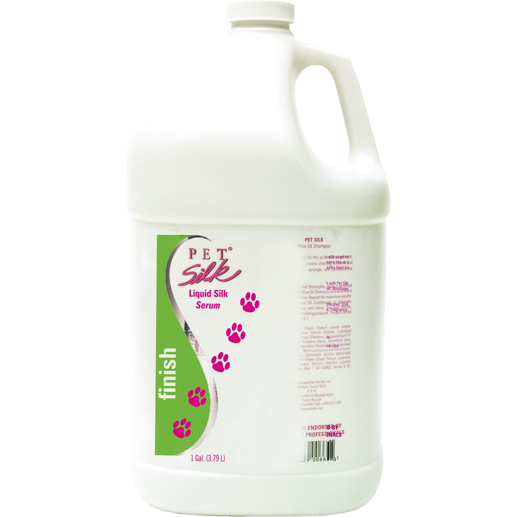Pet Silk Liquid Silk Finish Dog & Cat Serum, 1-gal bottle