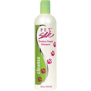 Pet Silk Tearless Puppy Dog & Cat Shampoo, 16-fl oz bottle