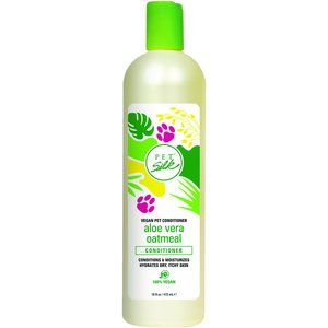 Pet Silk Vegan Aloe Vera Oatmeal Dog & Cat Conditioner, 16-fl oz bottle