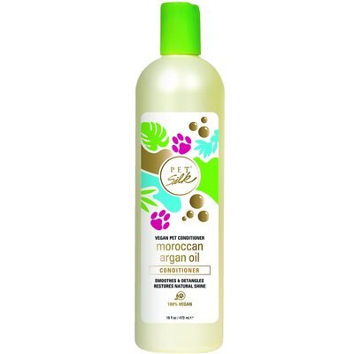 Pet Silk Pet Silk Vegan Moroccan Argan Oil Dog & Cat Conditioner, 16-fl oz bottle