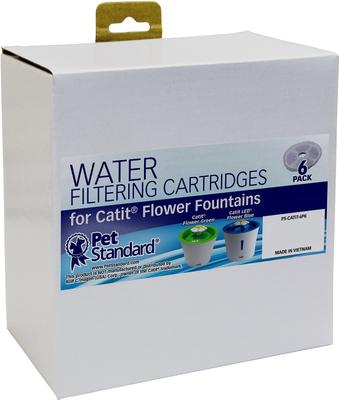 Show full view: Pet Standard Charcoal Filters for Catit Fountains, 6 count slide 1 of 5