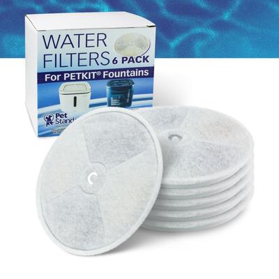 Show full view: Pet Standard Petkit EverSweet 2, EverSweet 3 & Cybertial Puredrink Water Fountain Replacement Filter, 6-Pack slide 2 of 8