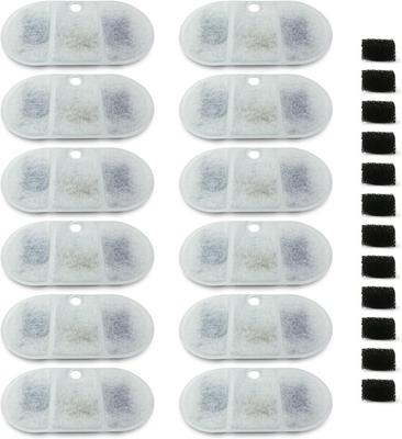 Show full view: Pet Standard PETLIBRO BPA-Free Capsule Pet Water Fountain Replacement Filter, 71-oz, 12-pack slide 1 of 8