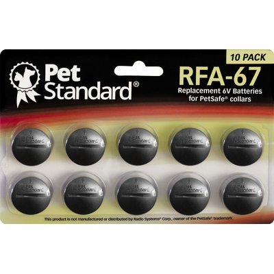 Pet Standard Pet Standard RFA-67 6V Batteries for PetSafe Collars, 10 pack
