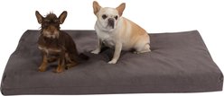 Pet Support Systems Gel Memory Foam Pillow Dog Bed, Charcoal Gray, Medium