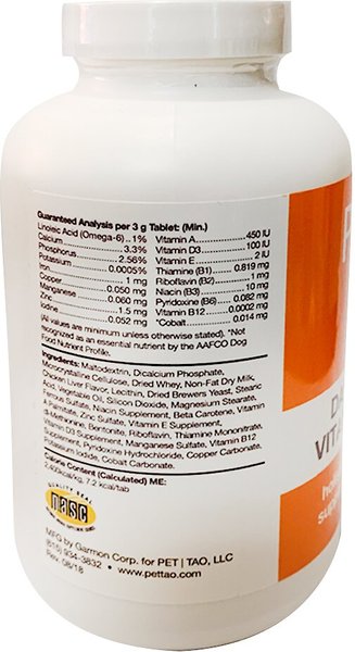 PET TAO Daily Vitamins Dog Supplement, 9.5-oz bottle