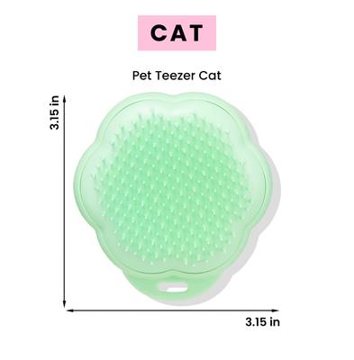 Show full view: Pet Teezer Cat Grooming Brush, Green slide 4 of 7