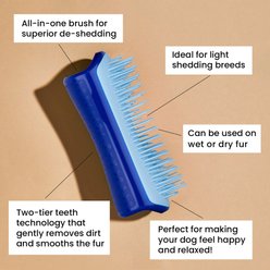 Pet Teezer De-Shedding Dog Grooming Brush, Small slide 2 of 6