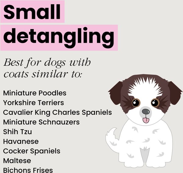 Show full view: Pet Teezer Detangling Dog Grooming Brush, Yellow slide 3 of 8