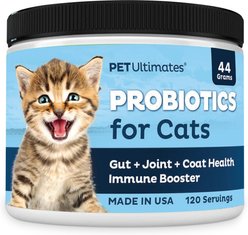 Pet Ultimates Probiotics Cat Supplement, 1.55-oz jar