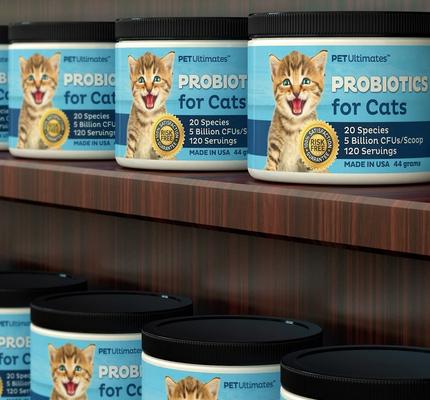 Show full view: Pet Ultimates Probiotics Cat Supplement, 1.55-oz jar slide 4 of 7