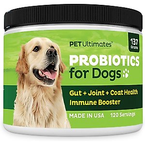 Pet Ultimates Probiotics Dog Supplement, 4.83-oz jar