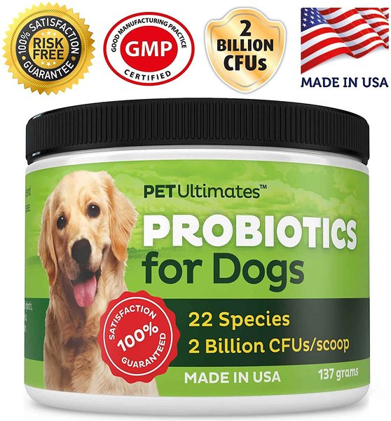 Pet Ultimates Probiotics Dog Supplement, 4.83-oz jar