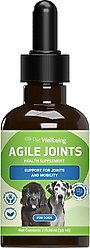 Pet Wellbeing Agile Joints Liquid Joint Supplement for Dogs, 2-oz bottle
