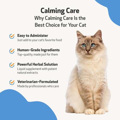 Show full view: Pet Wellbeing Calming CARE Bacon Flavored Liquid Calming Supplement for Cats & Dogs, 2-oz bottle slide 6 of 10