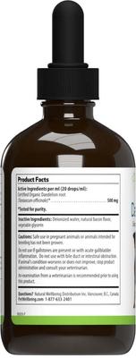 Show full view: Pet Wellbeing Dandelion Root Bacon Flavored Liquid Digestive & Liver Supplement for Dog, 4-oz bottle slide 9 of 10
