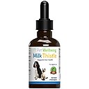 Pet Wellbeing Milk Thistle Bacon Flavored Liquid Liver Supplement for Dogs & Cats, 2-oz bottle