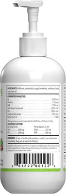 Show full view: Pet Wellbeing Omega 3 Daily Wellness Liquid Skin & Coat Supplement for Dogs, 8-oz bottle slide 10 of 10