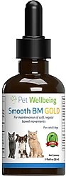Pet Wellbeing Smooth BM GOLD Bacon Flavored Liquid Digestive Supplement for Cats & Dogs, 2-oz bottle