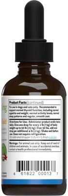 Show full view: Pet Wellbeing Thyroid Support Gold Bacon Flavored Liquid Supplement for Cats, 2-oz bottle slide 10 of 11