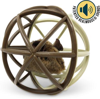 Show full view: Pet Zone Ball of Furry Fury Cat Toy with Catnip slide 3 of 9