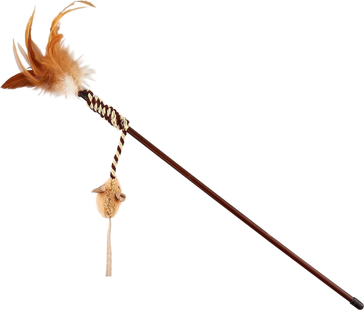 PET ZONE Bounce & Pounce Wand Cat Toy with Catnip - Chewy.com