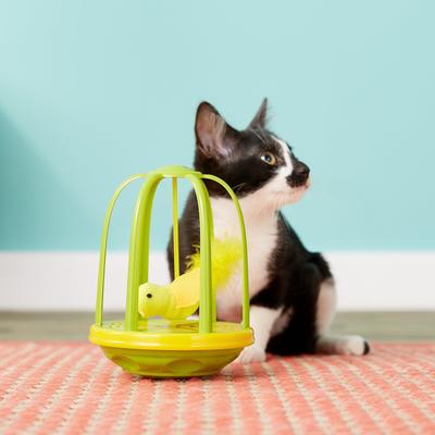 Show full view: Pet Zone Caged Canary Interactive Cat Toy slide 3 of 5