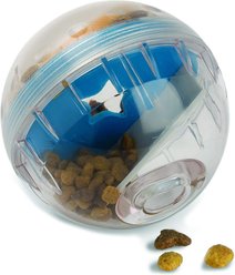 Pet Zone IQ Treat Dispenser Ball Dog Toy, 4-in