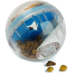 Pet Zone IQ Treat Dispenser Ball Dog Toy, 4-in