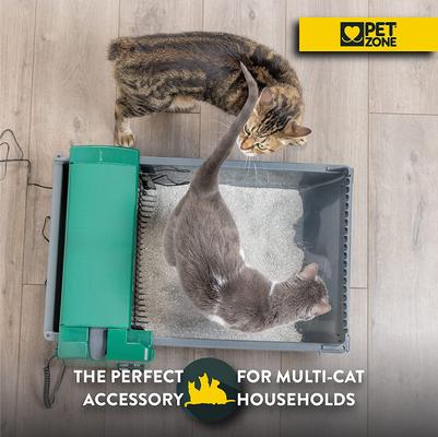 Show full view: Pet Zone Smart Scoop Automatic Self-Cleaning Cat Litter Box slide 6 of 11