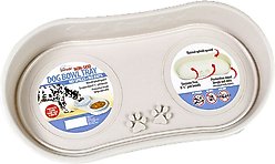 PetAble Non-Skid Dog Bowl Tray, Beige, 8.5-in slide 1 of 4