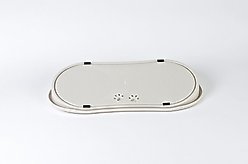 PetAble Non-Skid Dog Bowl Tray, Beige, 8.5-in slide 2 of 4
