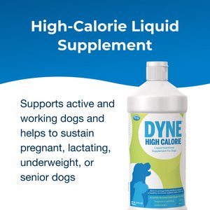 PetAg Dyne High Calorie Liquid Nutritional Supplement for Dogs & Puppies 8 Weeks & Older, 32-fl oz bottle