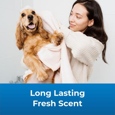 Show full view: PetAg Fresh 'n Clean Oatmeal 'n Baking Soda Dog Shampoo, Tropical Fresh Scent, 64-fl oz bottle slide 3 of 10