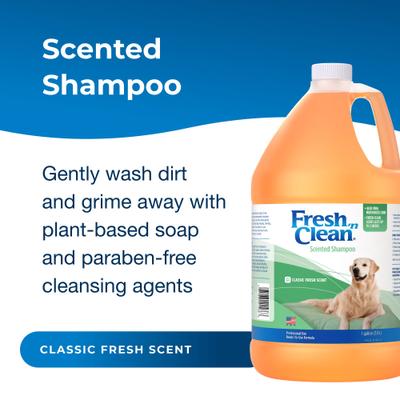 Show full view: PetAg Fresh 'N Clean Scented Dog Shampoo, Classic Fresh Scent, 1-gal bottle slide 2 of 10
