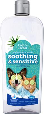 Show full view: PetAg Fresh 'n Clean Soothing & Sensitive Hypoallergenic & Tearless Dog, Cat & Small Pet Shampoo, 18-fl oz bottle slide 1 of 9