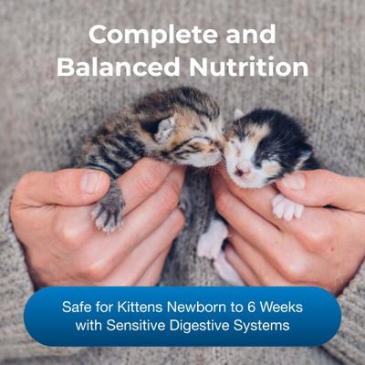 Show full view: PetAg Goat's Milk KMR Kitten Milk Replacer Liquid for Kittens, 11-fl oz can slide 4 of 12