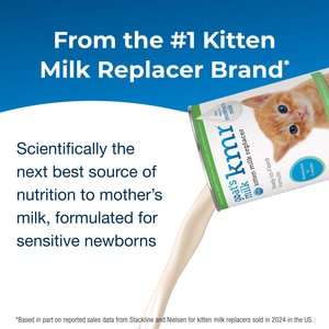 PetAg Goat's Milk KMR Kitten Milk Replacer Liquid for Kittens, 11-fl oz can