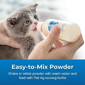 PetAg Goat's Milk KMR Kitten Milk Replacer Powder for Kittens, 12-oz can