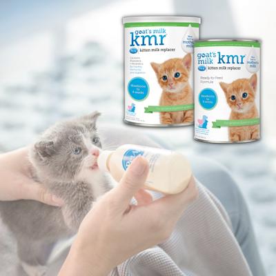 Show full view: PetAg Goat's Milk KMR Kitten Milk Replacer Powder for Kittens, 12-oz can slide 8 of 12