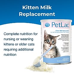 PetAg PetLac Kitten Milk Replacement Powder for Kittens, 10.5-oz can slide 2 of 7