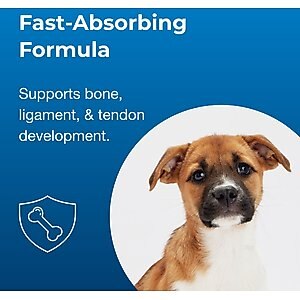 PetAg Sure Grow 100 Calcium & Phosphorus Chewable Supplement Tablets for Puppies 8 Weeks & Older, 100 count