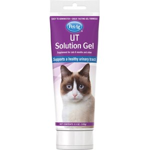 PetAg UT Solution Gel Supplement for Cats 6 Months & Older, 3.5-oz tube