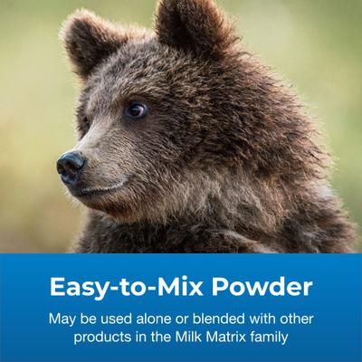 Show full view: PetAg Zoologic Milk Matrix 30/52 Milk Protein Powder for Wild & Exotic Non-Domestic Animals, 15-lb bucket slide 4 of 7