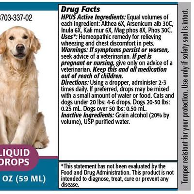 Show full view: PetAlive AmazaPet Homeopathic Medicine for Asthma for Cats & Dogs, 2-fl oz bottle slide 6 of 7