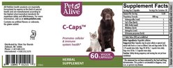 PetAlive C-Caps Immune Health Dog & Cat Supplement, 60 count slide 2 of 4