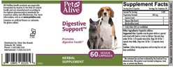 PetAlive Digestive Support Dog & Cat Supplement, 60 count slide 2 of 4